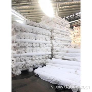 vải polyester màu xám để nhuộm hoặc in